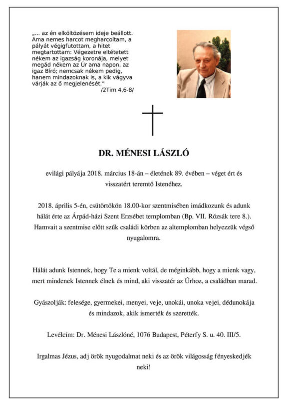 Dr. Ménesi László